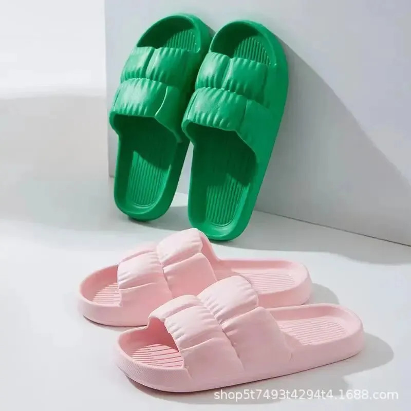 Women Soft Sole Cloud Slippers Thick Platform Indoor Outdoor Beach Sandals Summe