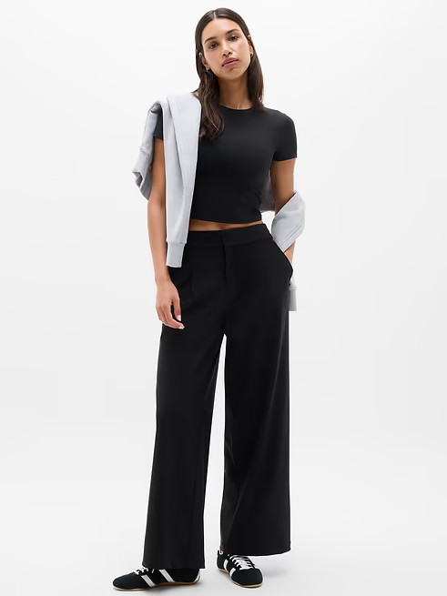 ATHLETA Pinnacle High Rise Trouser 10 | Black Pant #472041 NWT