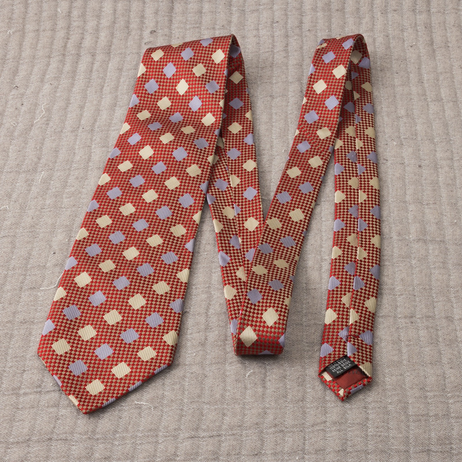 Uomo Venetto 100% silk tie 3.5 x 60