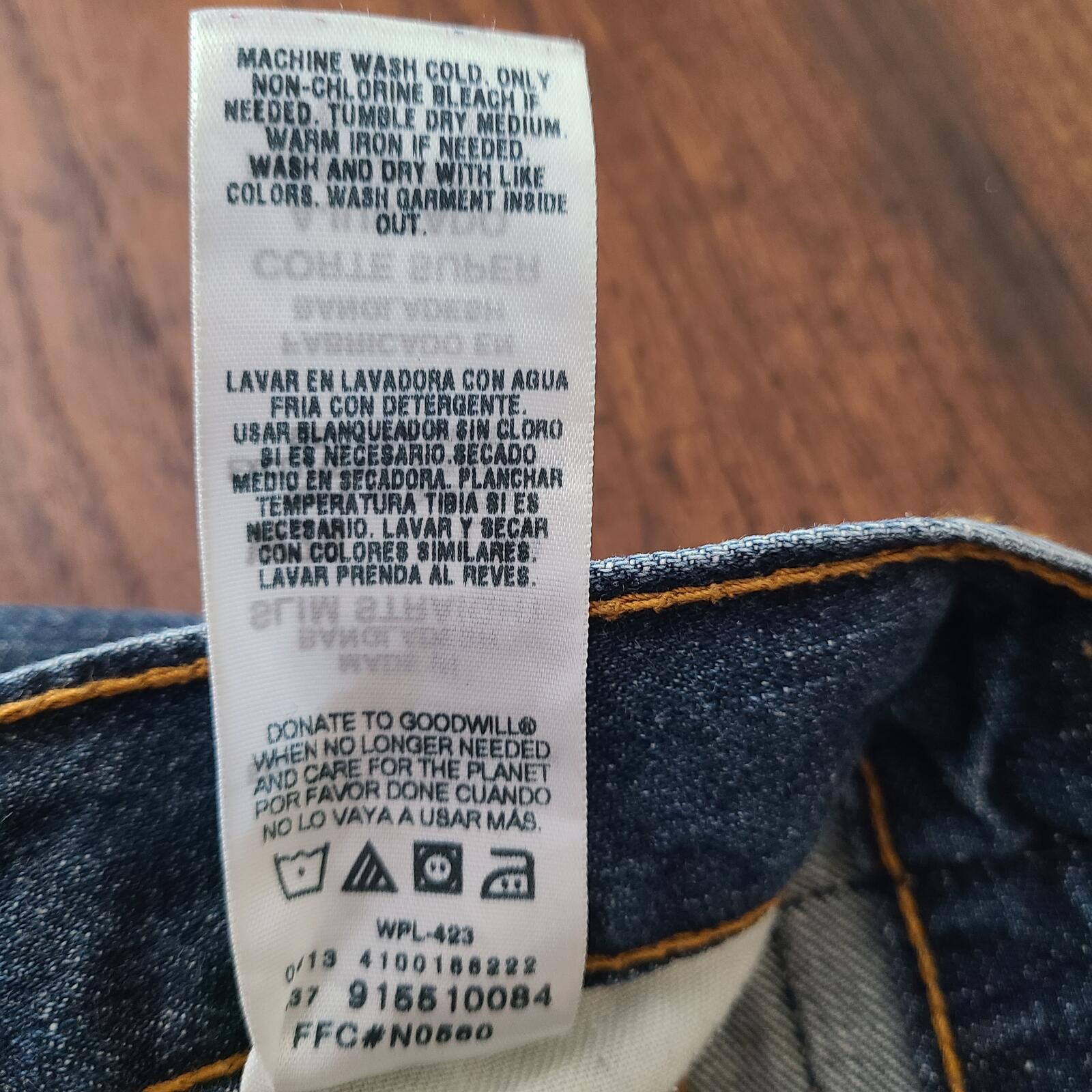 Levis Signature Slim Straight Fit Jeans 29×30 Men Youth Teen