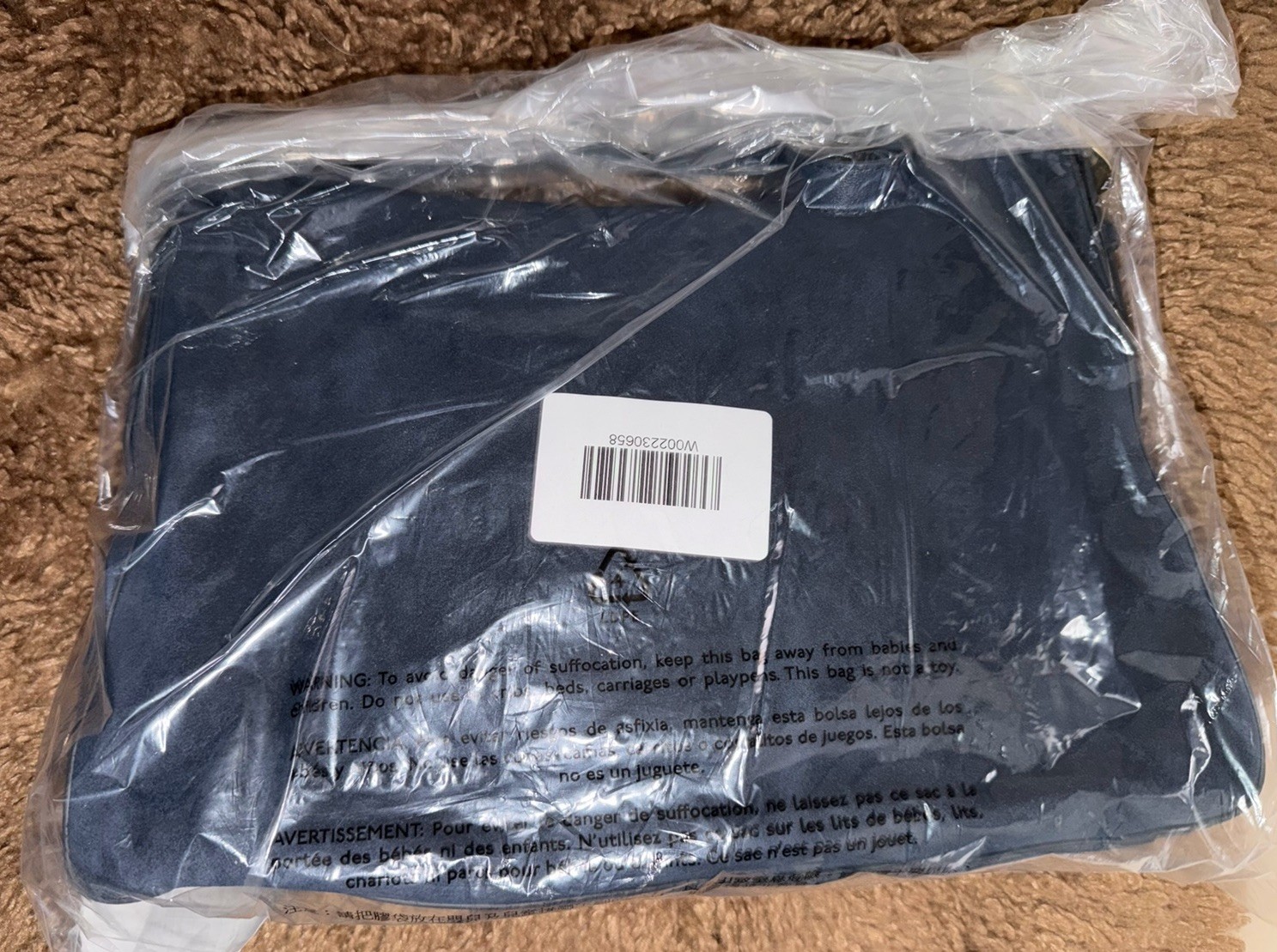 J.Crew Large Berkeley Shoulder Bag Purse in Luxury Suede Darkest Indigo Navy NWT