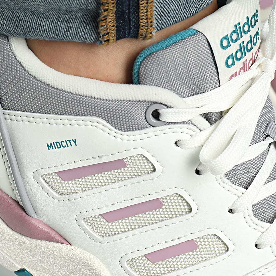 Adidas Men’s Shoes If6663 Midcity Low Sneakers White From 40 2/3 To 45