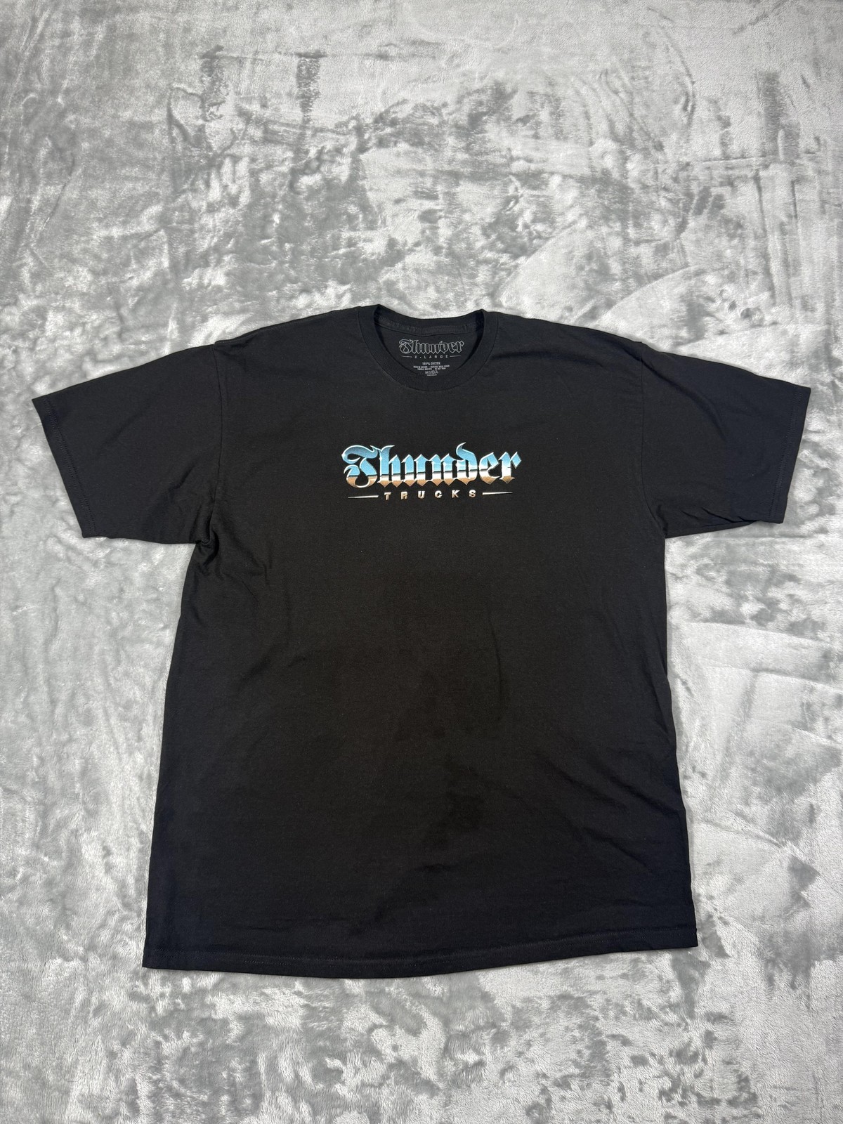 Thunder Trucks Shirt Mens Extra Large Black Graphic Tee Skateboarding Streetwear