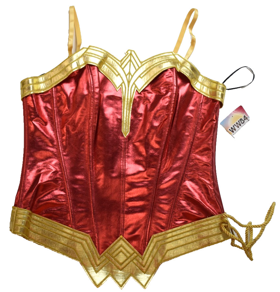 DC Comics Under Brands Wonder Woman 84 Pleather Corset NWT M, L, XL