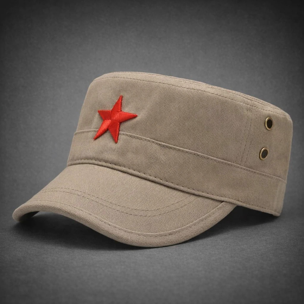 New Hats Communist Cap Red Star Army Che Guevara Cuba Stars Military Cool Hat
