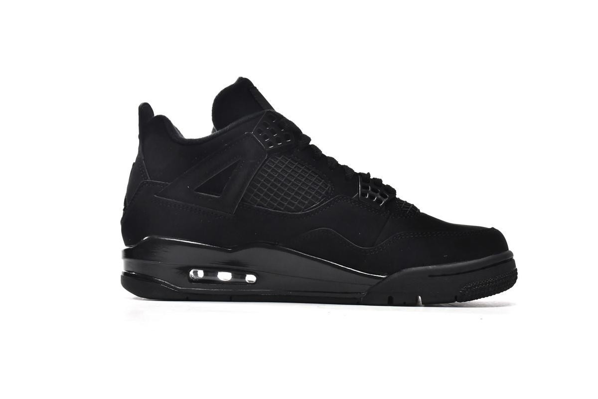 Nike Air Jordan 4 Retro Black Cat Triple Black Men’s Basketball Sneakers