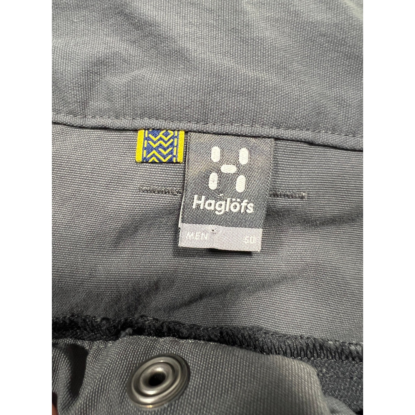 Haglofs Mens Rugged Flex Pants Magnetite Black Hiking Trekking 605212 Size 34