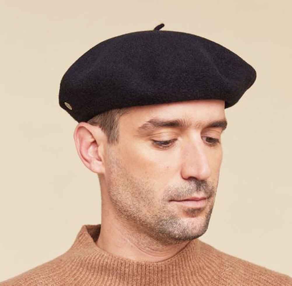 Laulhere-France “Le Basque” 100% French Merino Wool Beret, #300, FINEST QUALITY