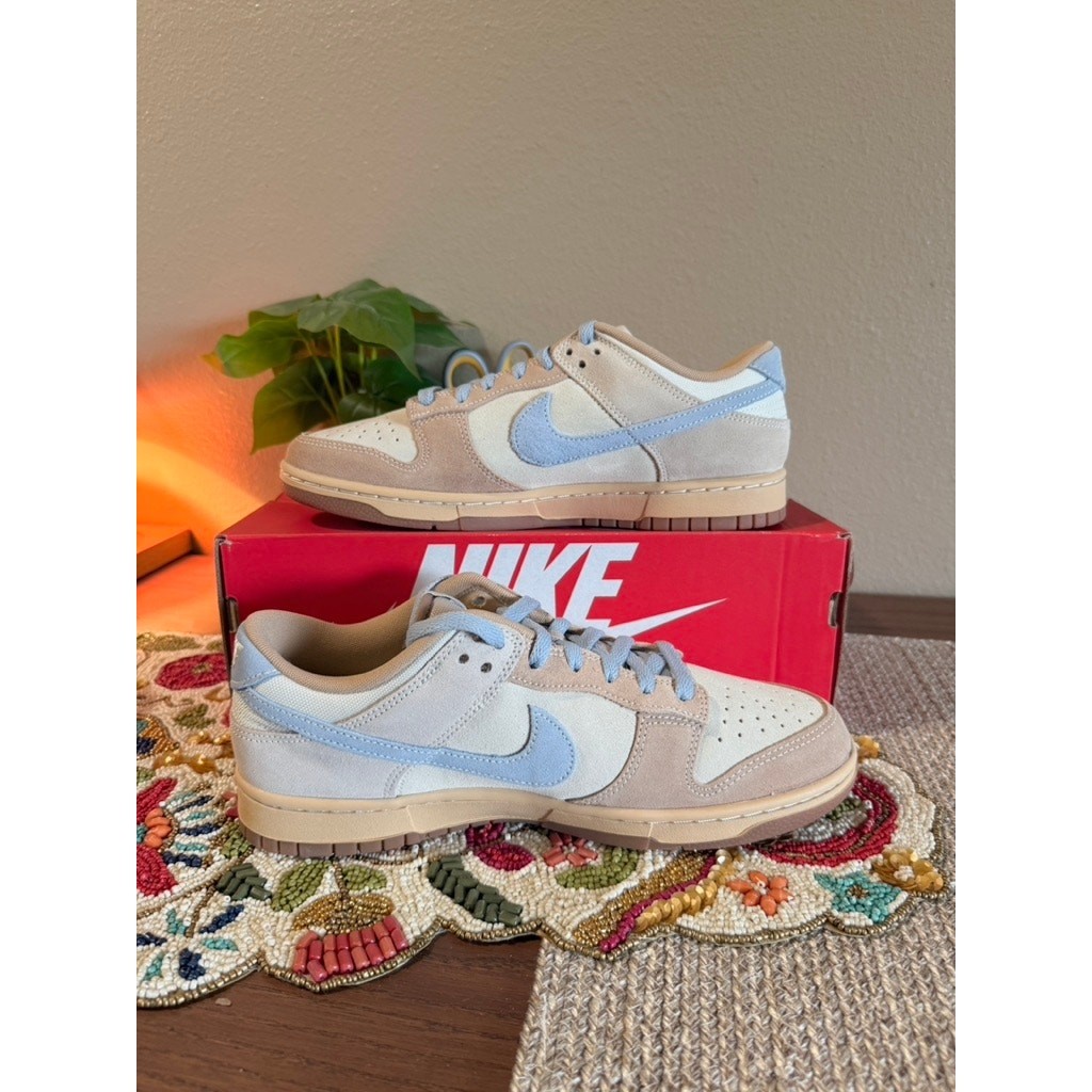 Size 10 – Nike Dunk Low Sanddrift Light Armory Blue Coconut Milk Sail HF0106 100