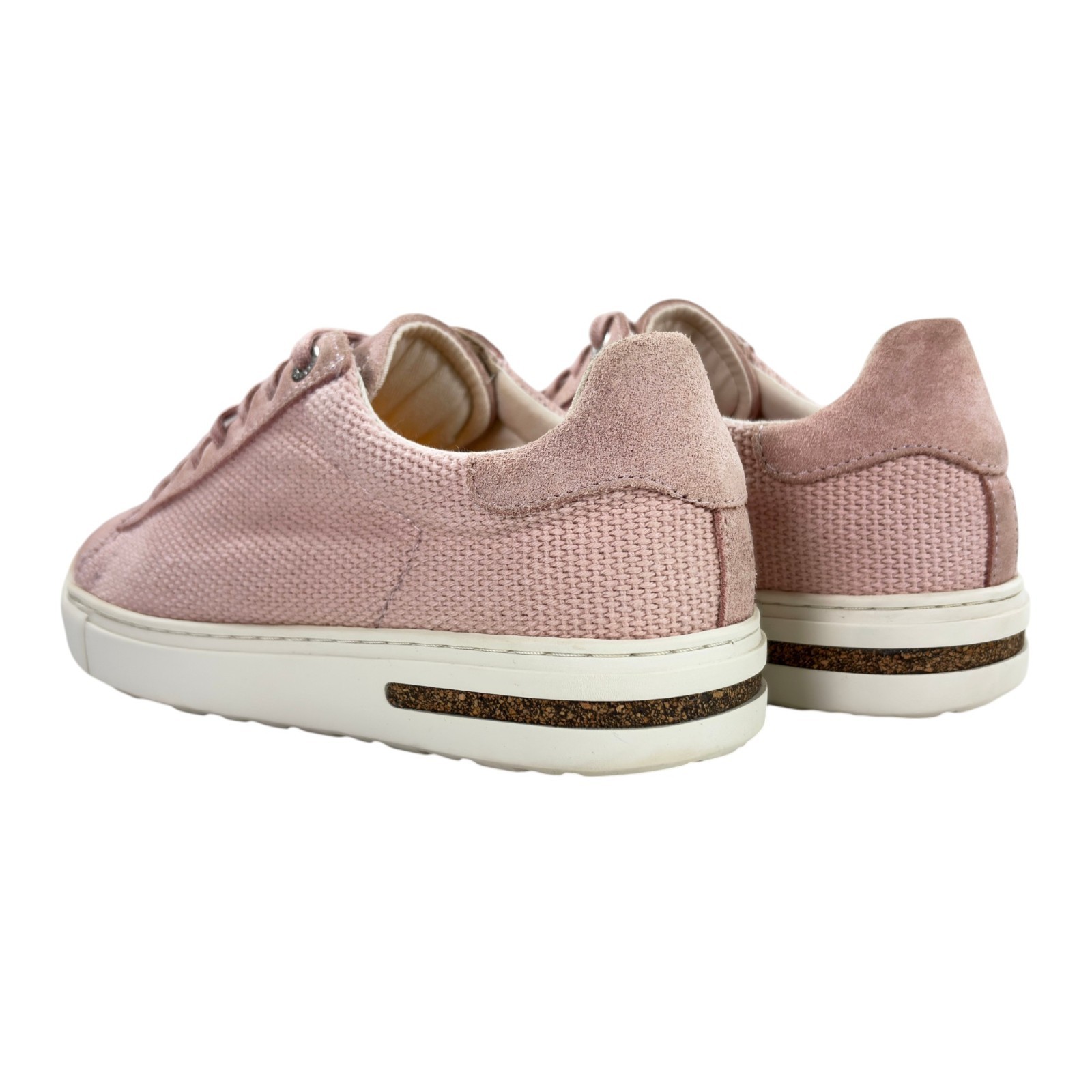 Birkenstock Bend Low Sneakers Womens EU 37 US 6 Medium/Narrow Pink Suede/Canvas
