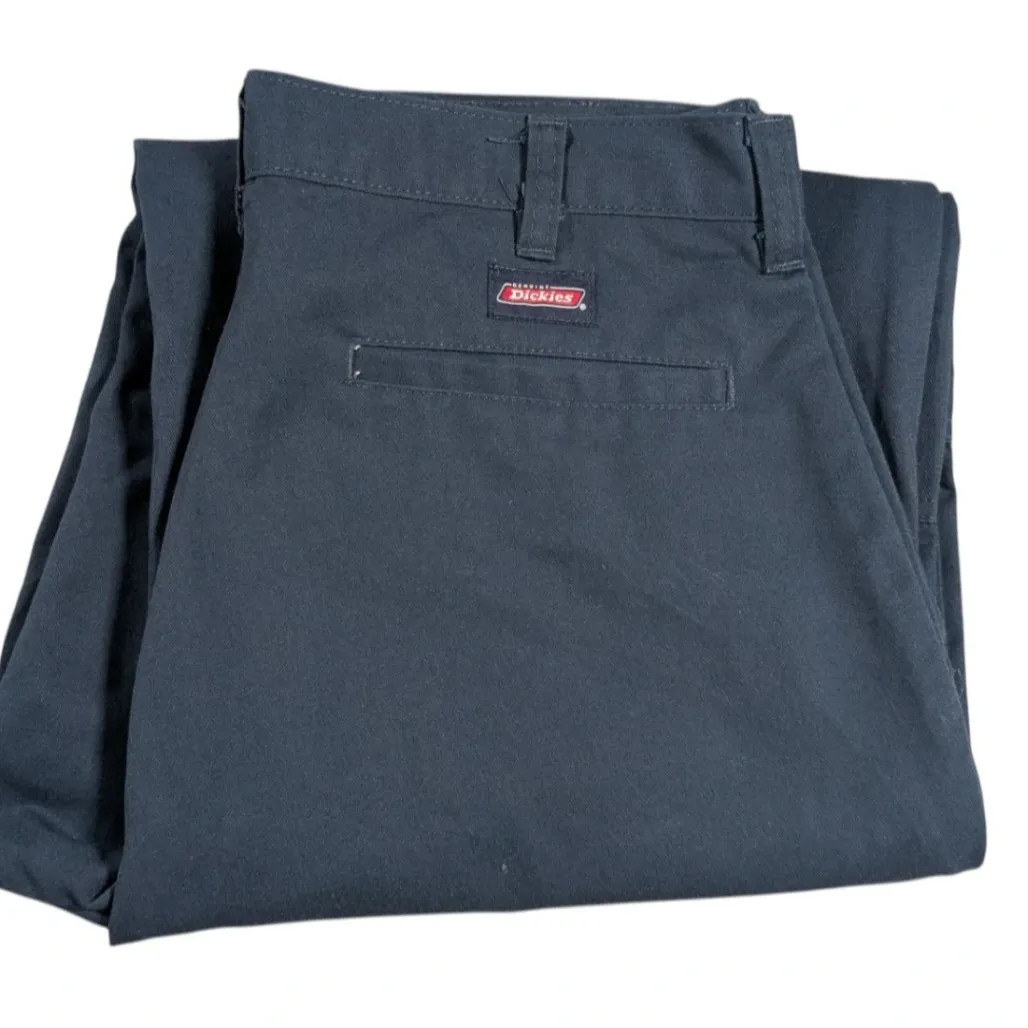 Dickies Men’s Trousers — Polyester Cotton Blend — Navy Blue — Size 32×30