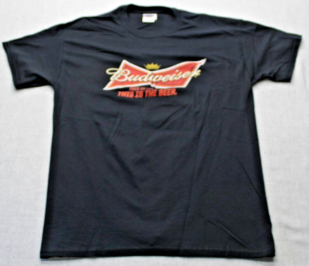 Budweiser 2014 73RD Annual Bike Week Daytona Beach FL Black T Shirt Men’s L