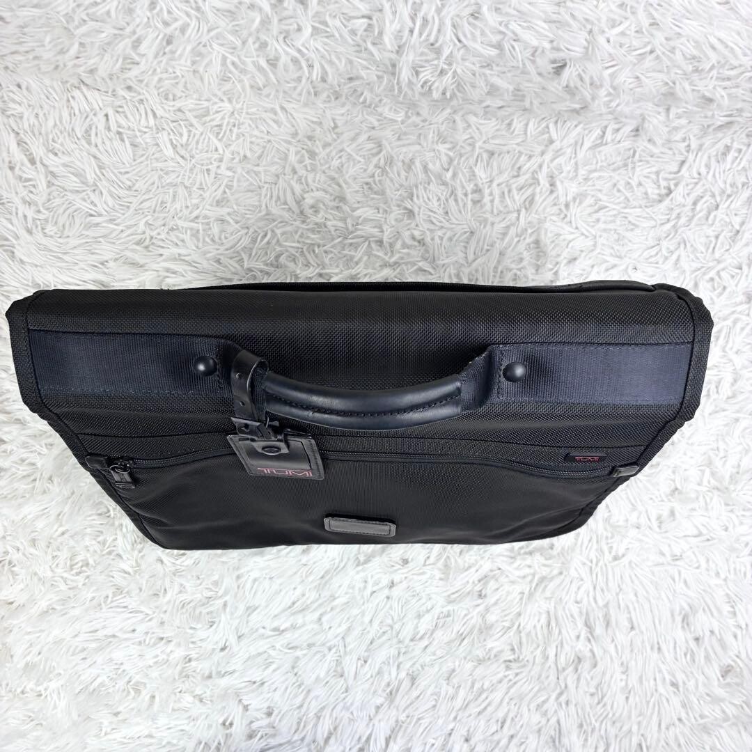 TUMI Alpha T Pass 2Way Business Bag Messenger Briefcase Black Auth