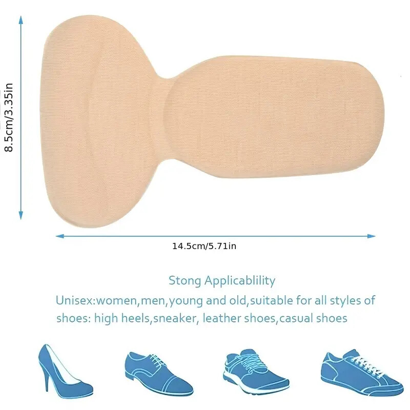 6 Pairs Heel Protector Grips Pad Insert Cushion Insole For Shoes High Heel Women