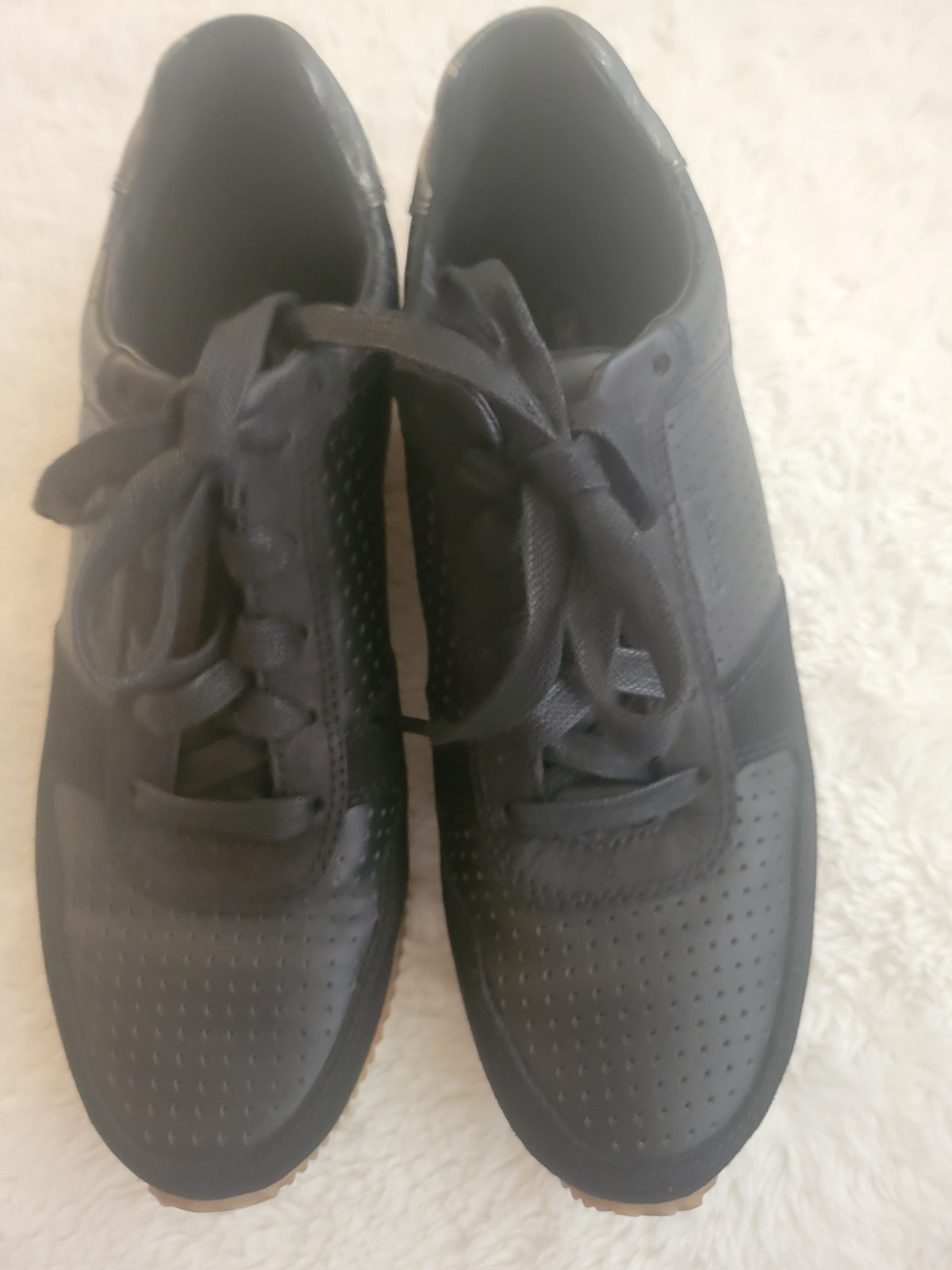 Aetrex Daphne Sneakers Leather/Suede Black Women’s Size 8