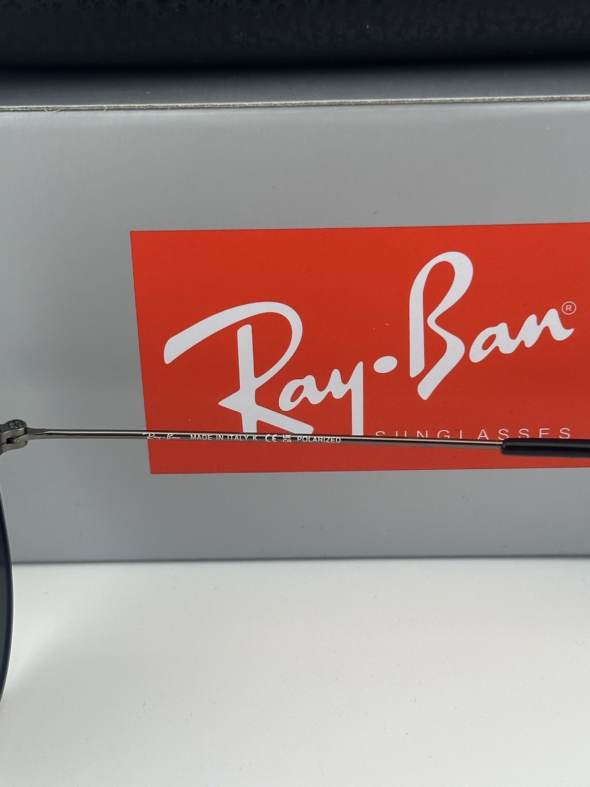 Ray-Ban Metal Aviator Gunmetal G-15 Green Polarized Sunglasses RB3025 004/58mm
