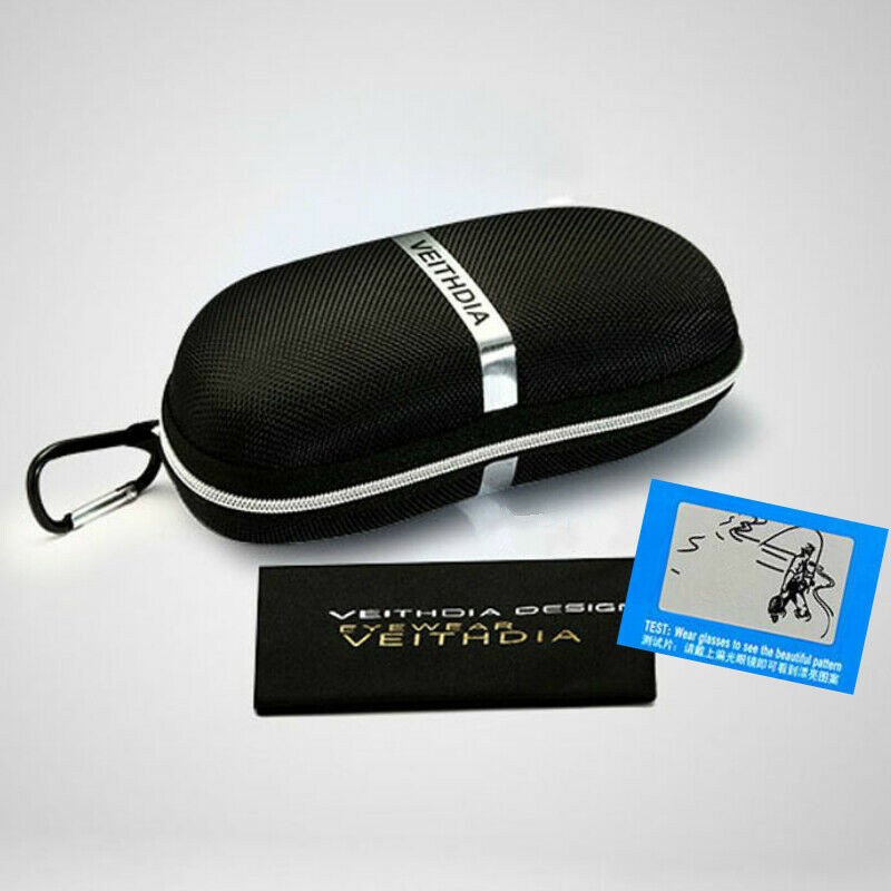 VEITHDIA Polarized Photochromic Pilot Sunglasses Men Aluminium Driving Eyewear