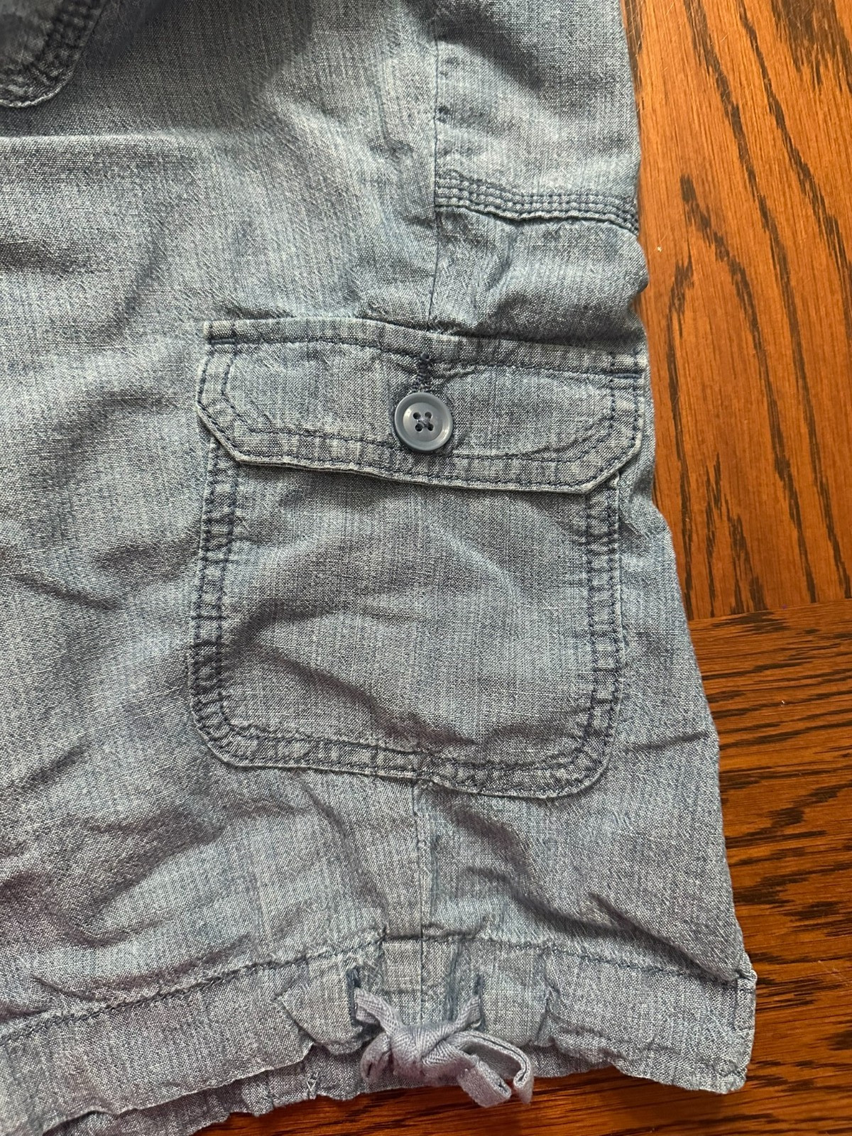 St John’s Bay 18W Blue Cotton Bermuda Short Cargo Pocket + bonus shorts