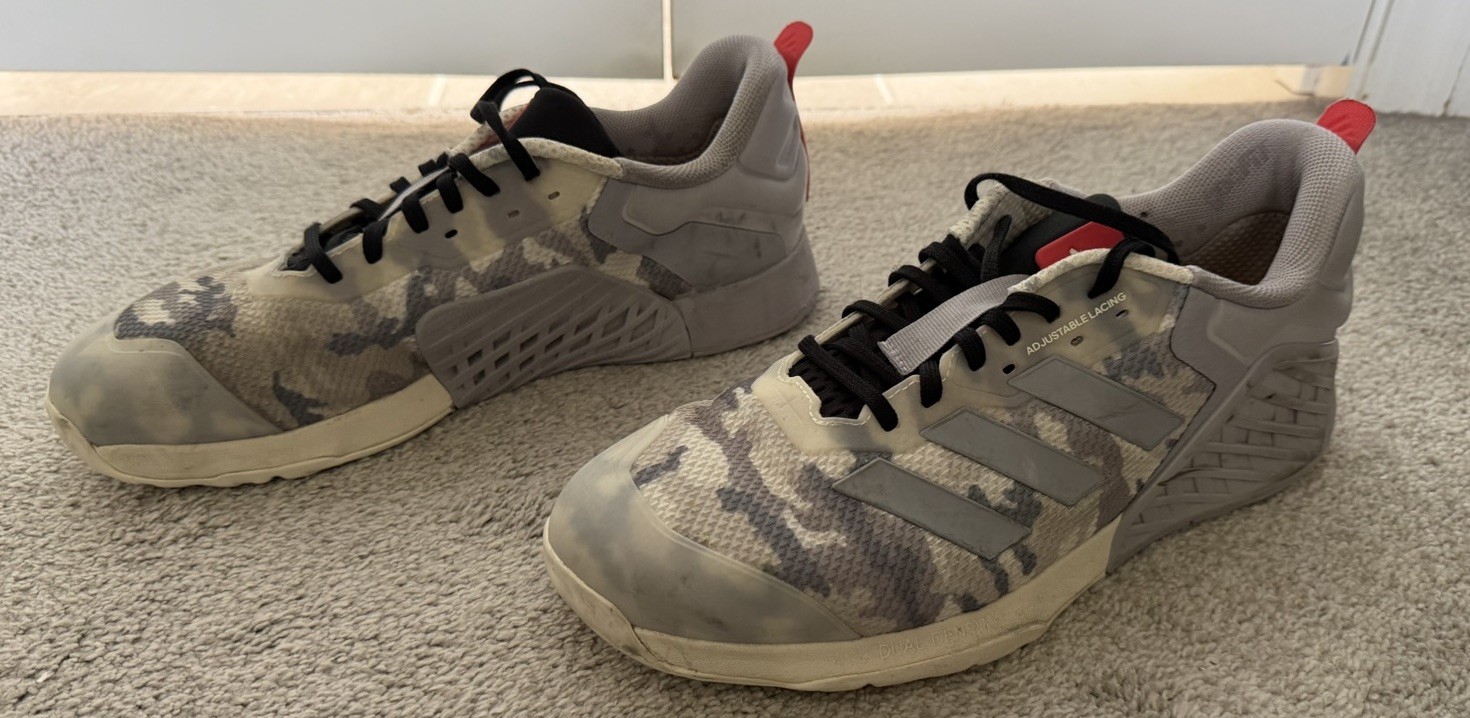 adidas Dropset 3 Gfx Training Mens Grey Camo Sz 13 No Box