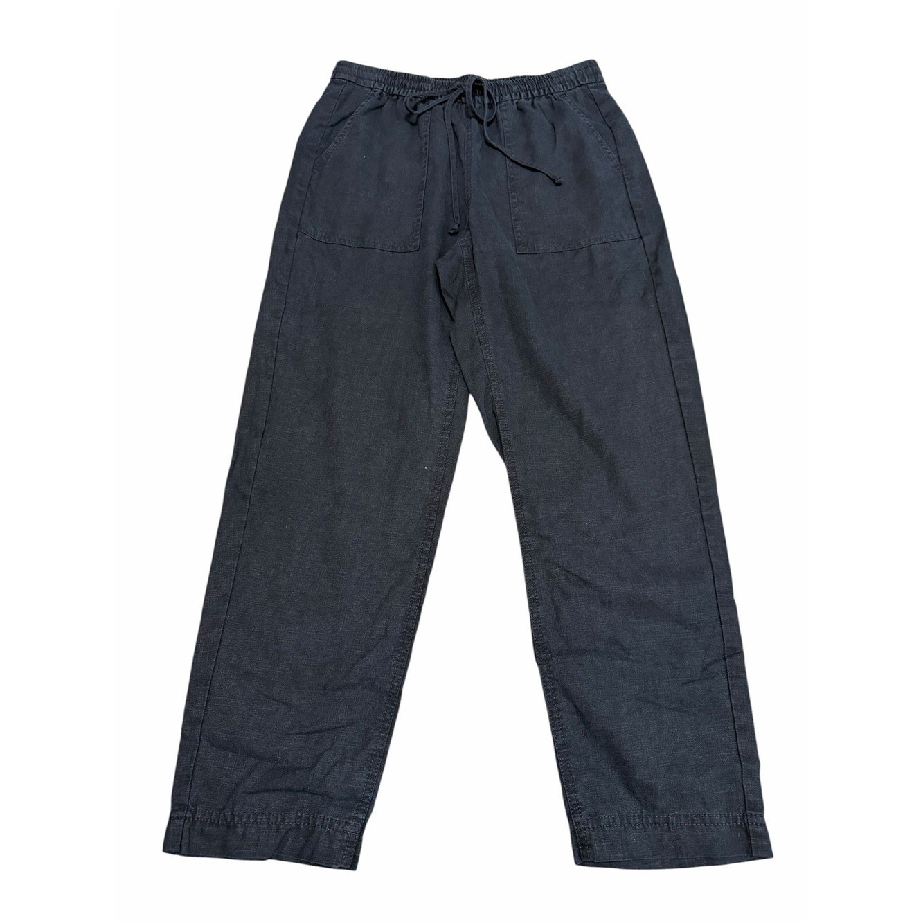 J. Crew “New Seaside Pant” | Linen Blend | Black | Size XS