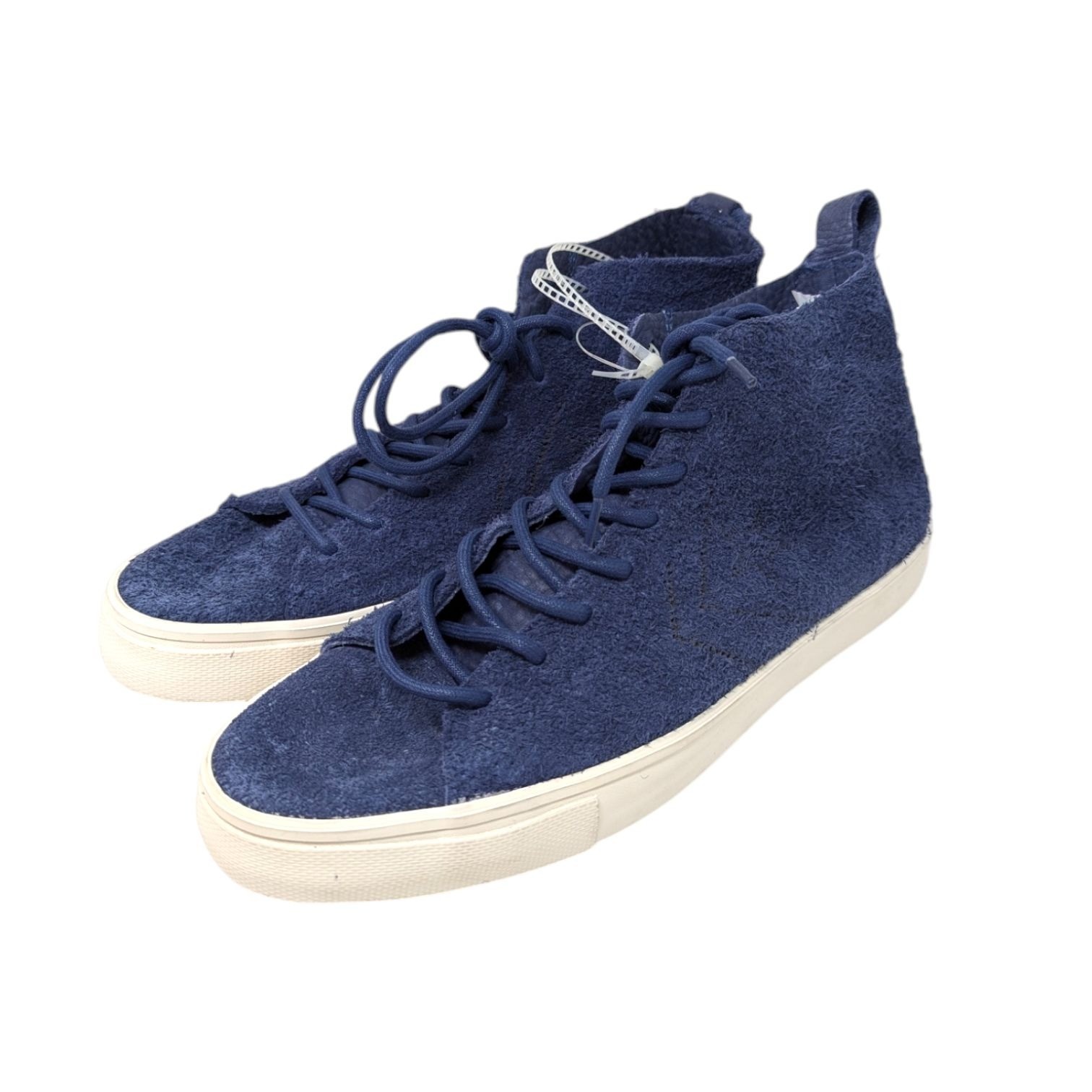 Converse Chuck Taylor All Star High Top Blue Suede Leather Sneakers Shoes Size 9