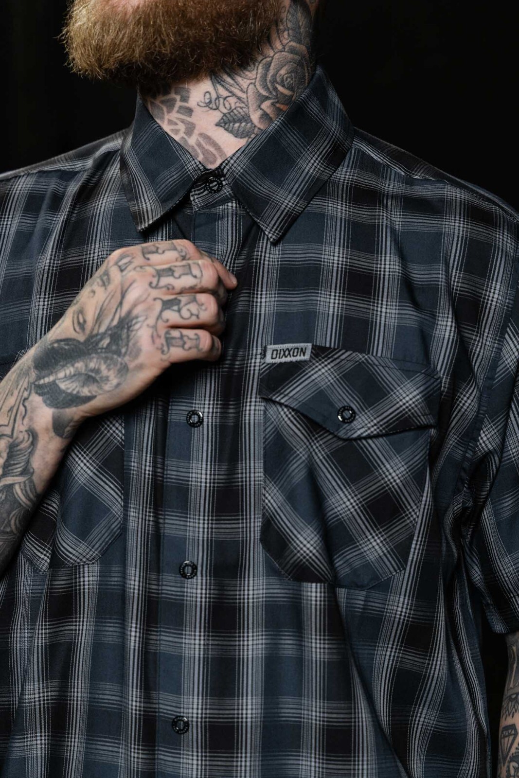 DIXXON Flannel THE SHAPE Bamboo Shirt SS Men’s LARGE Horror Series Friday 13th