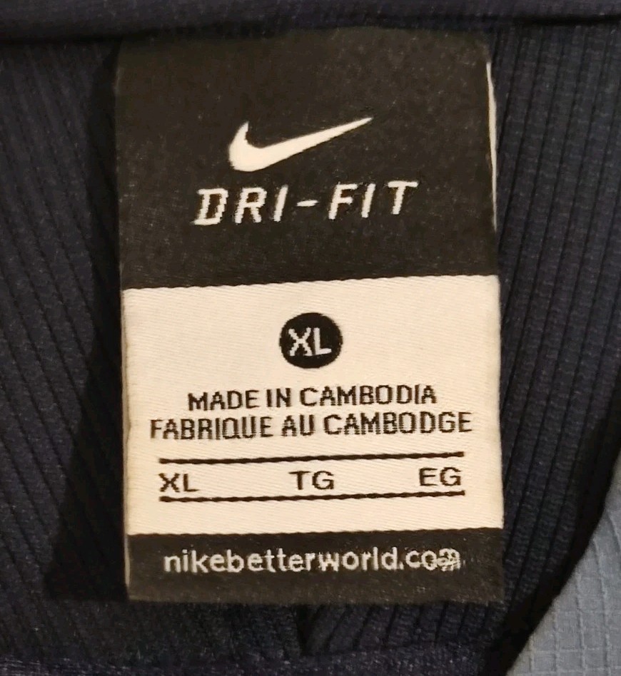 Nike Premier Rafa Jacket Men’s Size XL Rafael Nadal Dri-Fit Blue FZ 728986