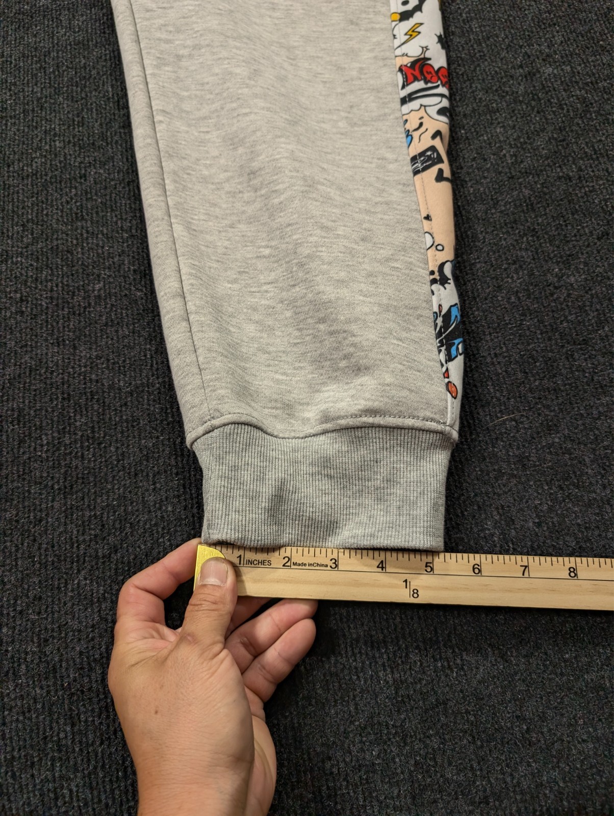 Screenshot men sz 2XL gray crewneck sweatshirt bear jogger pants track suit set