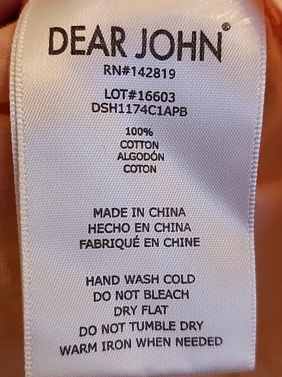 Dear John Top Smocking 100% Cotton New W Tags Super Lightweight Size Small