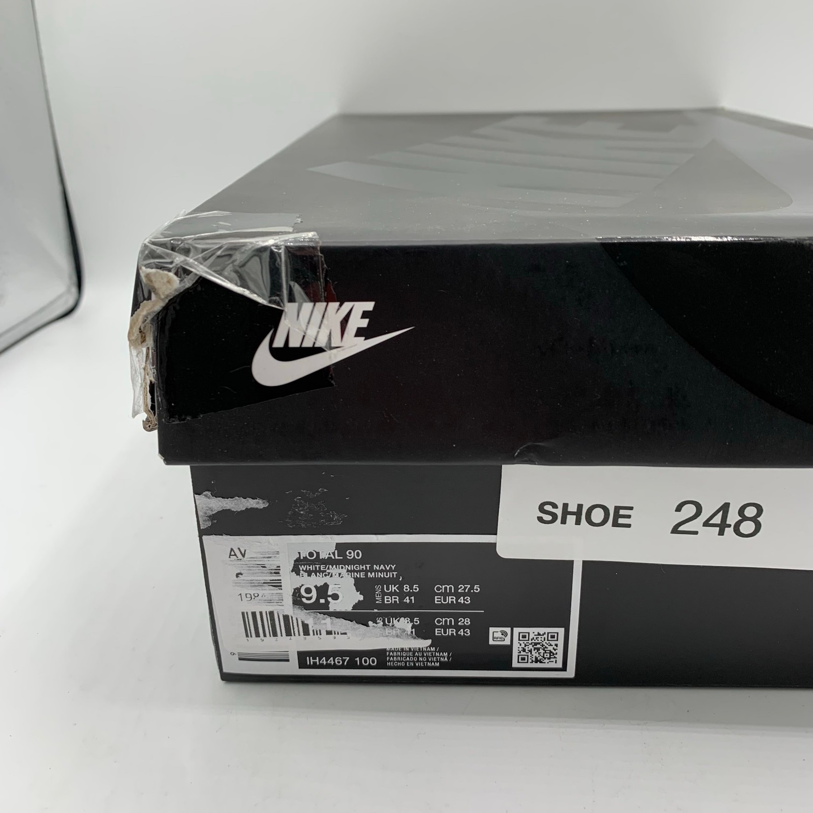 Nike x Paris Saint-Germain Total 90 3 SP Mens Size 9.5 White Midnight Navy