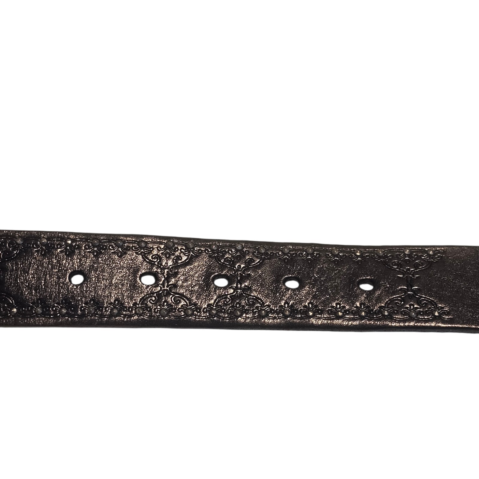 Amanda Smith Belt Black Genuine Leather 40″ Length (Not Including Buckle) READ
