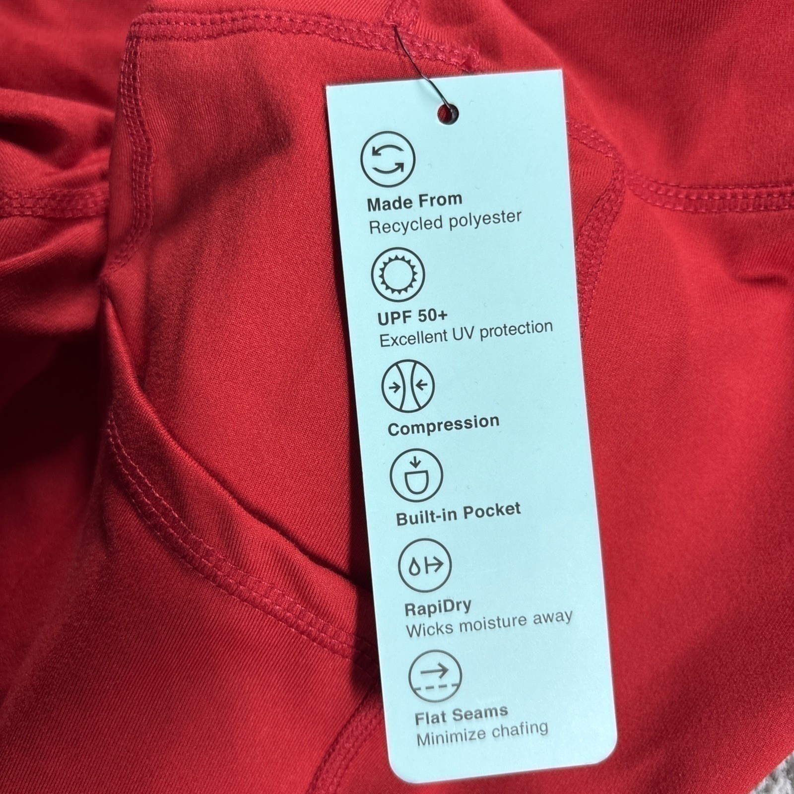 Ideology Leggings Workout Pants Women’s Seamless Stretch Red Active Size 2X New