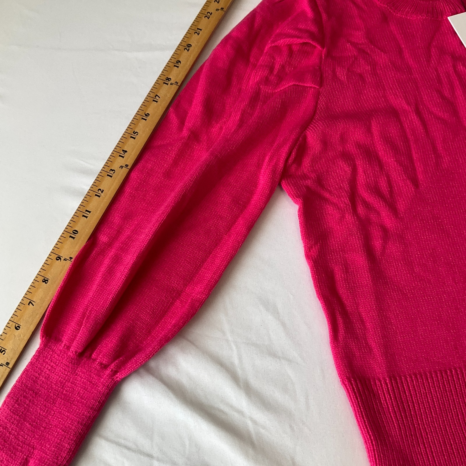 Sugarlips Pullover Sweater Womens Size M Pink Long Sleeve Stretch Knit