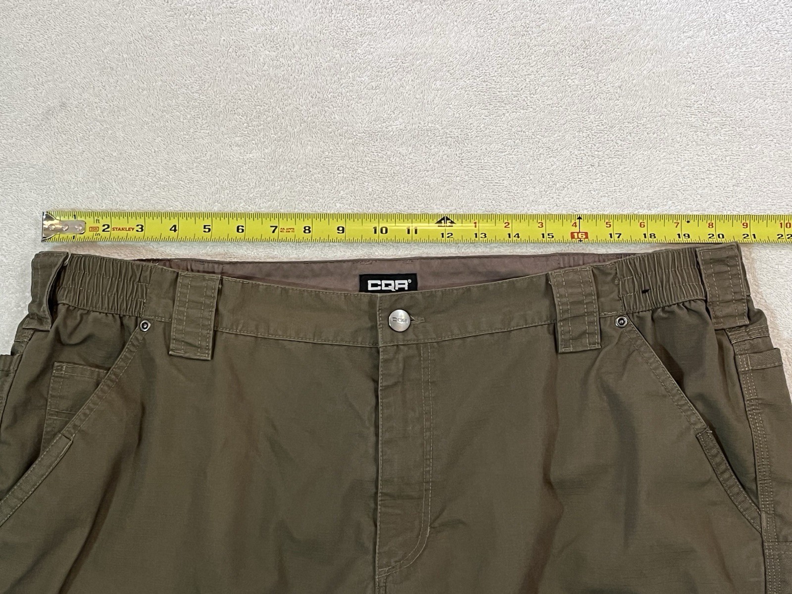 CQR Sapper Tactical Pants Ripstop Water Resistant Tundra Cargo Mens 42×30