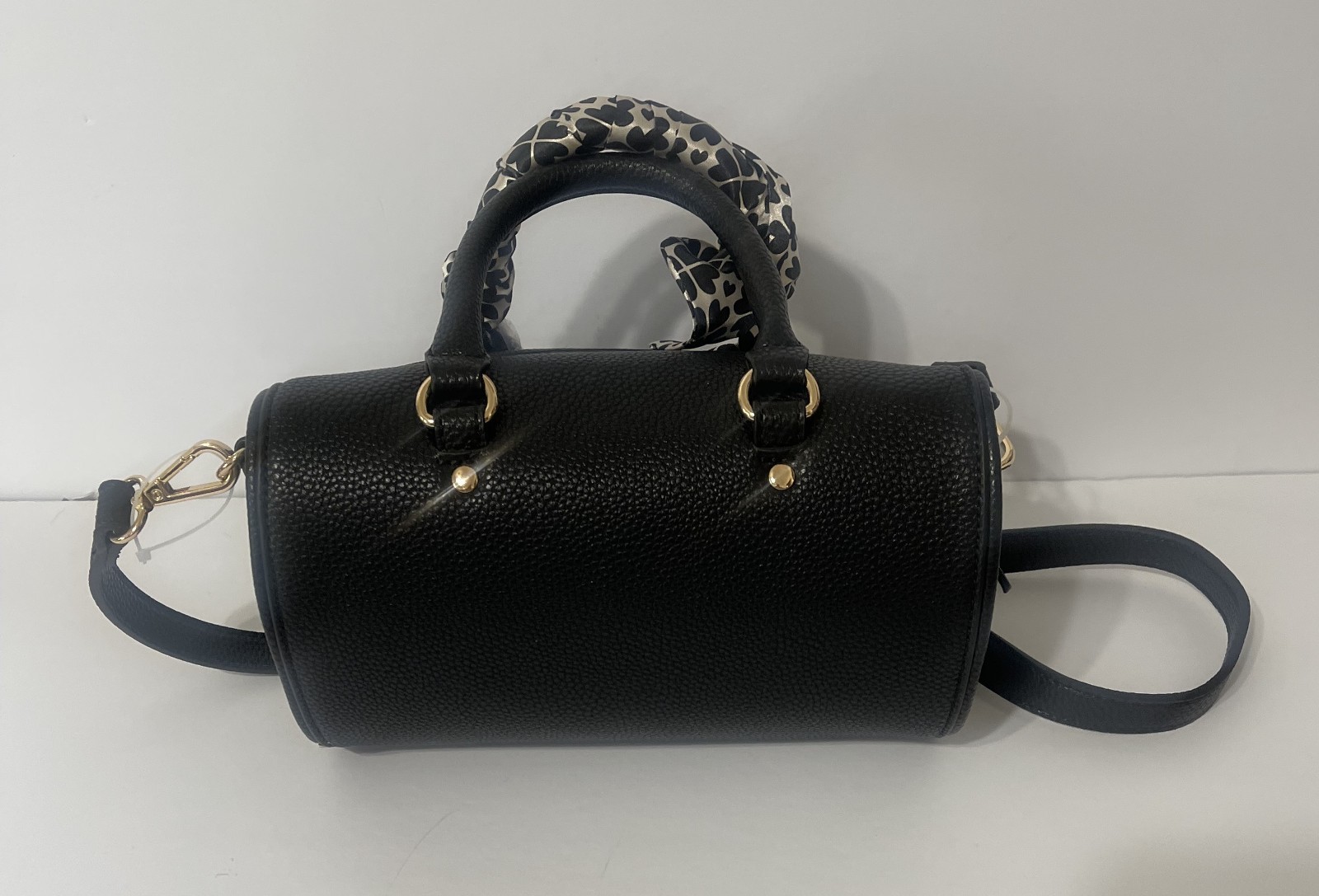 Nanette Lepore Heart Pattern Scarf Heart Shaped Colette Satchel Crossbody Purse