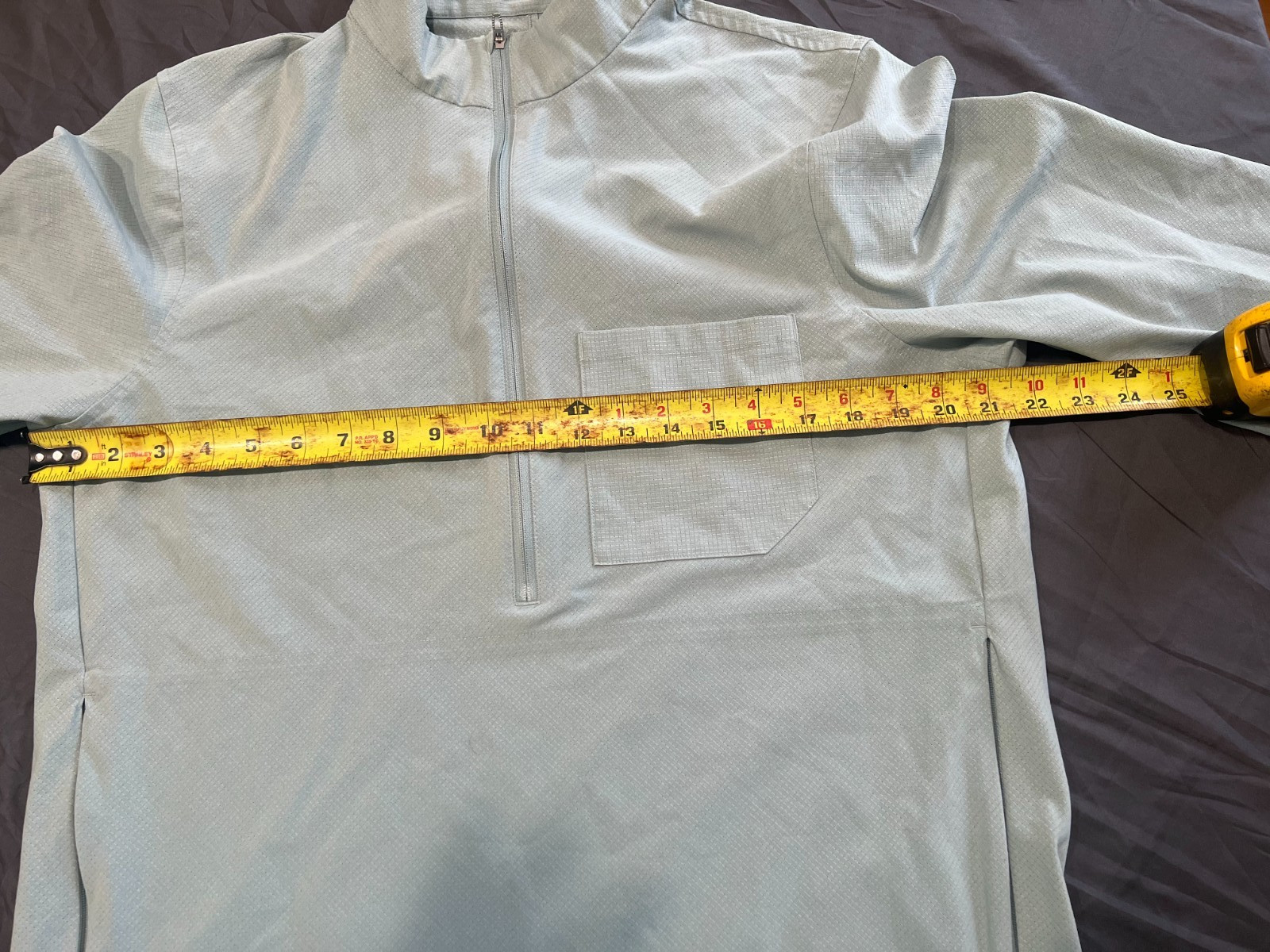 Lululemon Woven Air Half Zip Pullover Men’s Pale Green Performance Jacket