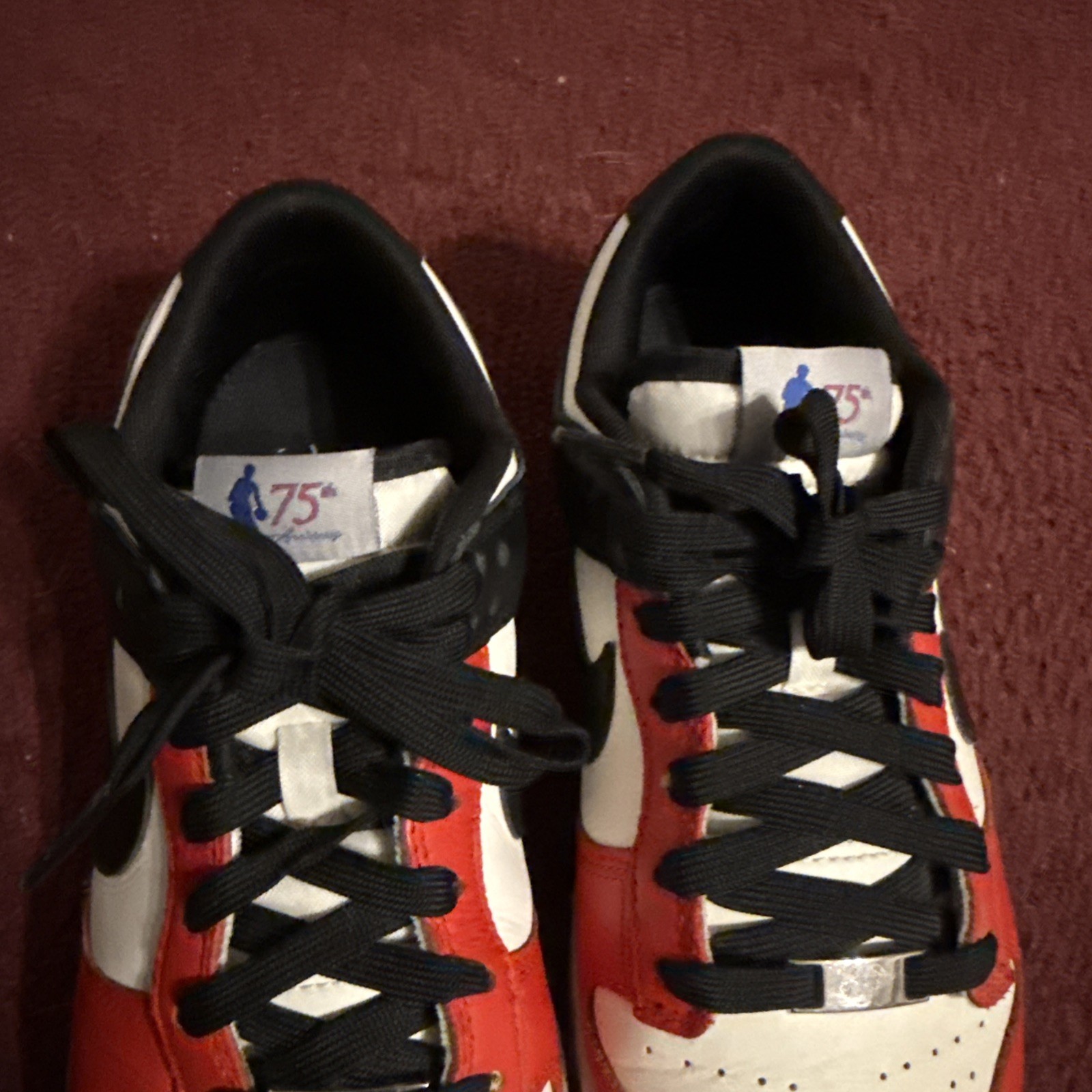 Nike Dunk Low EMB x NBA 75th Anniversary – Chicago Bulls 2021-Size 8.5