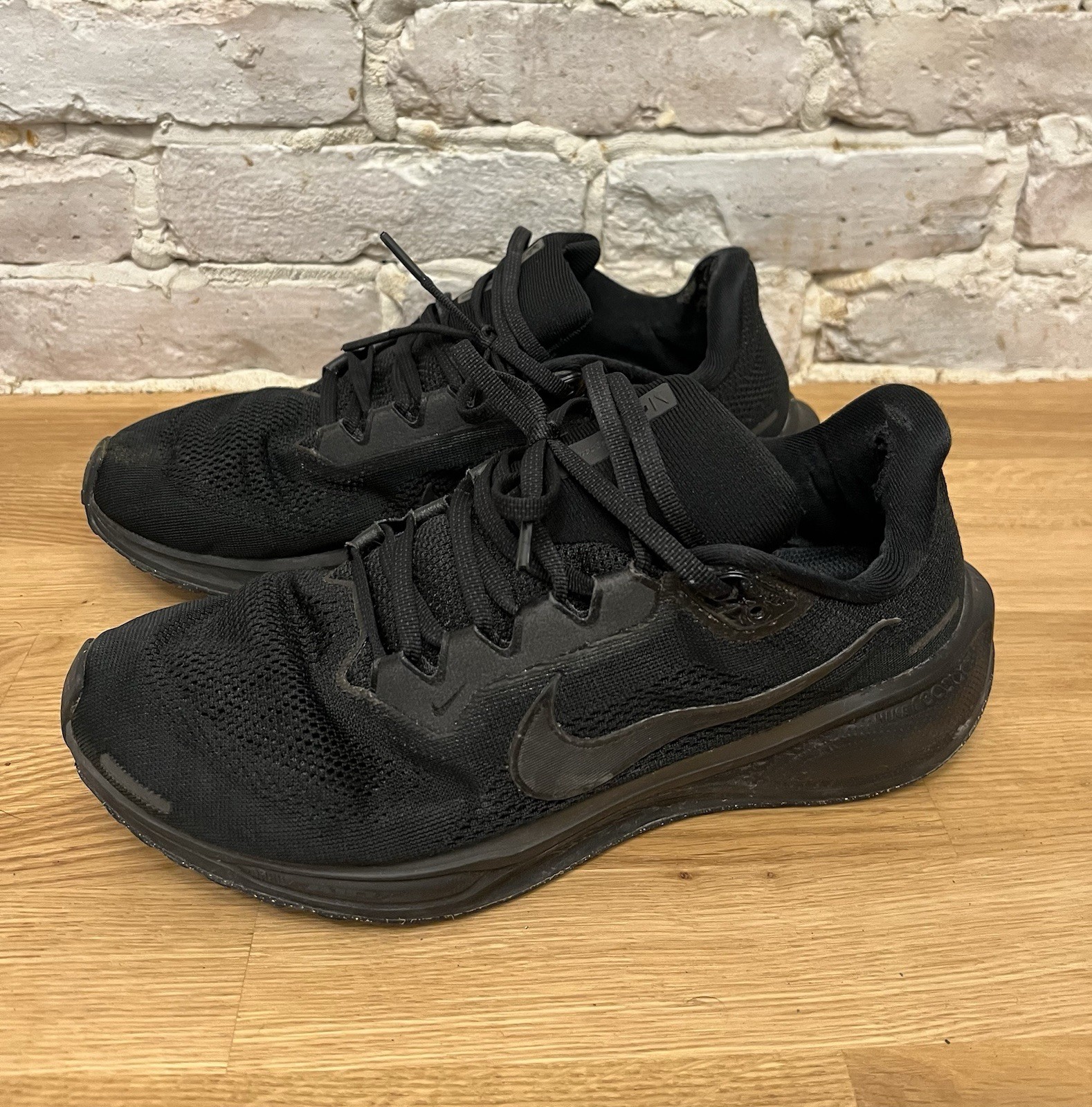 Nike Air Zoom Pegasus 41 ‘Triple Black’ Athletic Sneakers Men’s Size 9.5 Trashed