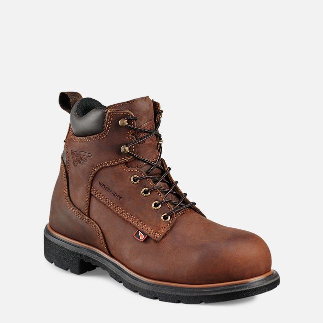 Men’s RED WING Dynaforce 6 Inch Waterproof Soft Toe Leather Boots 415