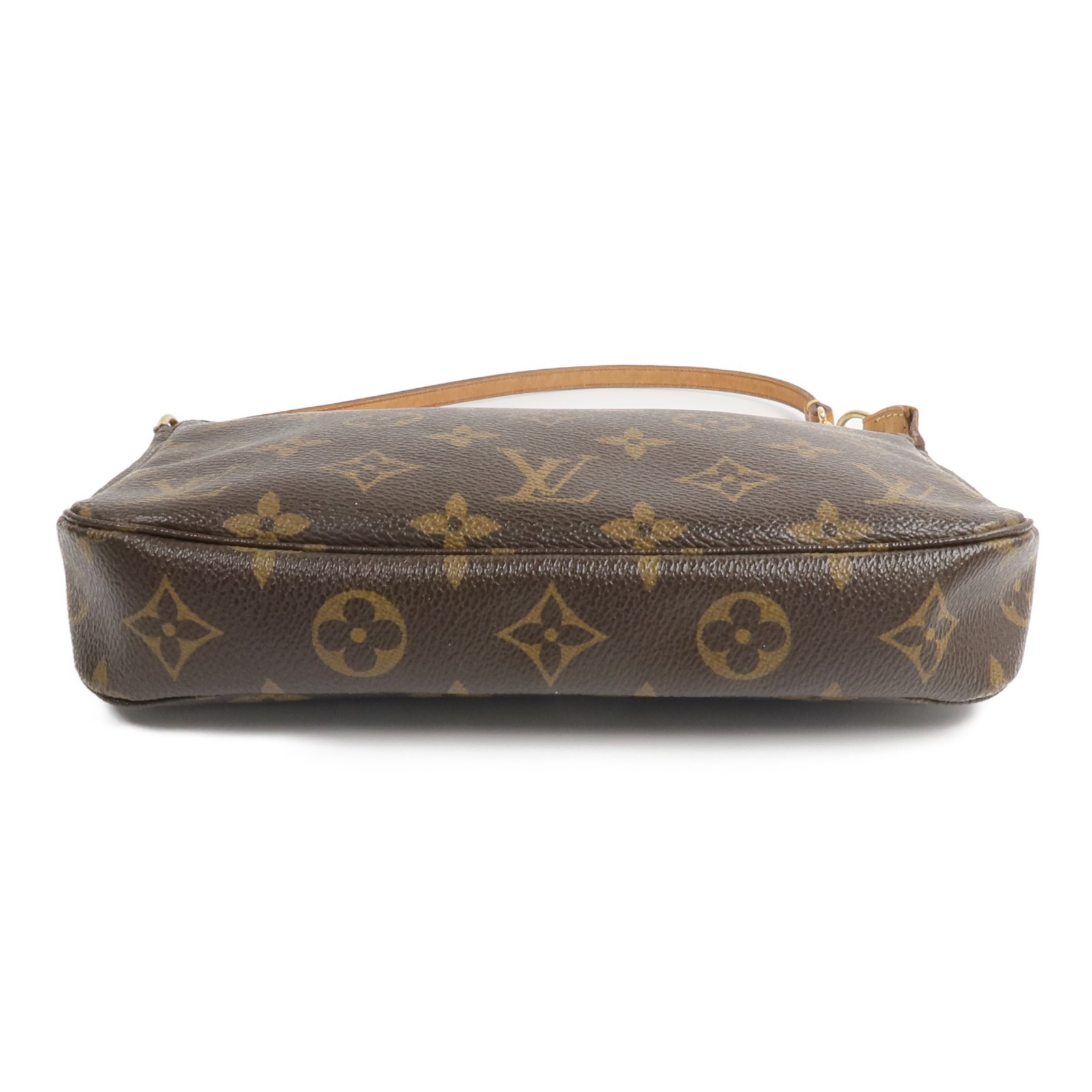LOUIS VUITTON LV GHW Pochette Accessoires Pouch Handbag M51980 Monogram Brown