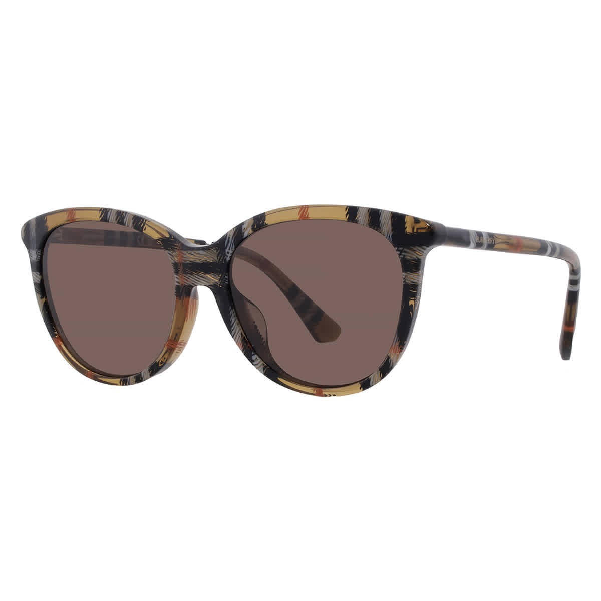 Burberry Brown Butterfly Ladies Sunglasses BE4455F 416373 55 BE4455F 416373 55