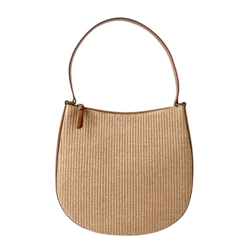 Loeffler Randall Bowen Straw Hobo Bag