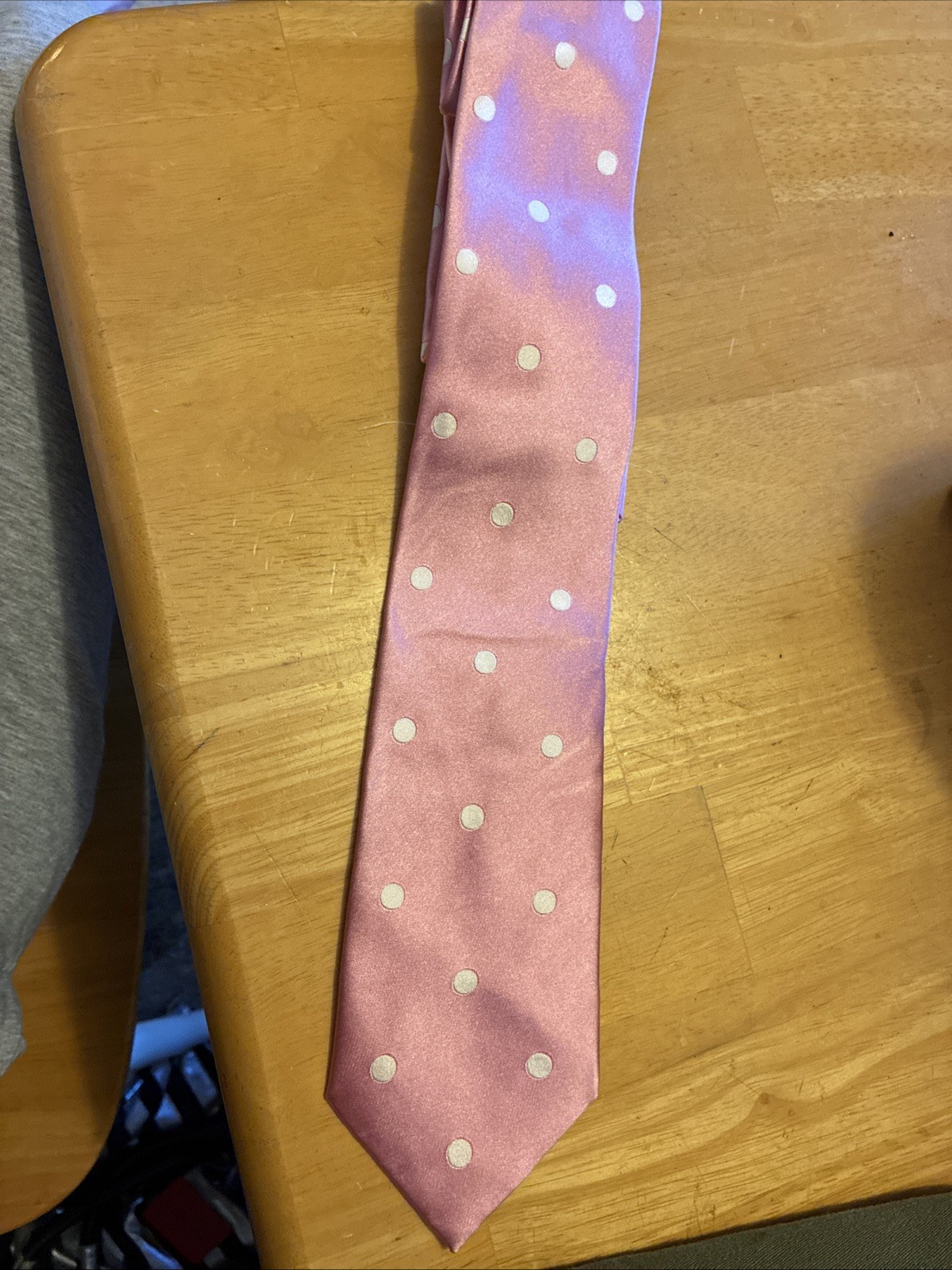 Charles Tyrwhitt Men’s Silk Tie Pink Polka Dot
