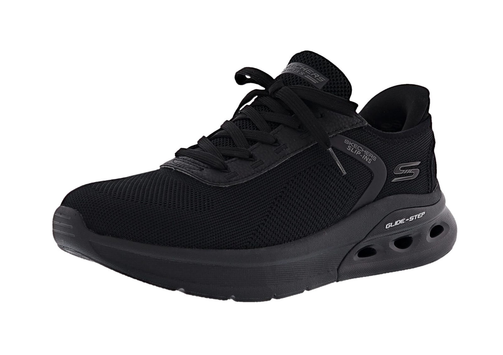 SKECHERS MEN’S SLIP-INS: BOBS ARC WAVES 2.0 118317/BBK WALKING SHOES