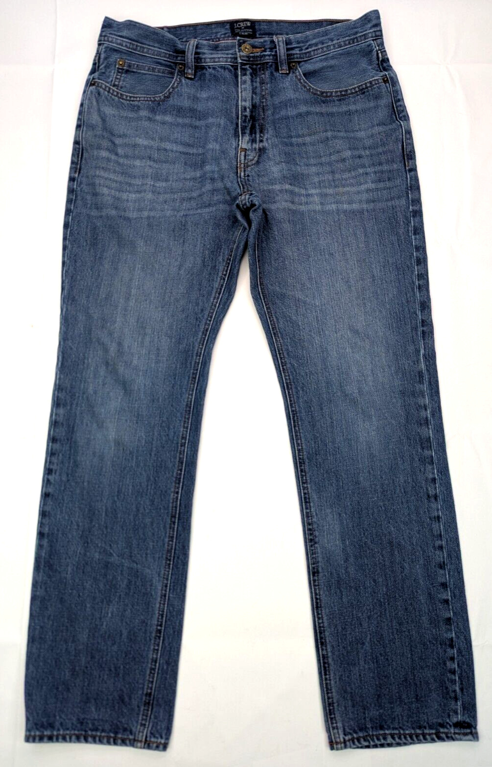 J Crew The Sutton Straight Leg Denim Blue Jeans, Men 31×30 (True 31×29) Cotton