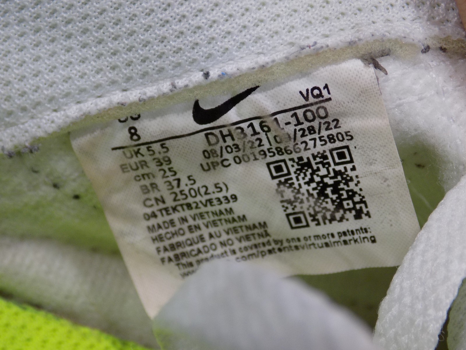 Nike Womens Court Legacy Next Nature DH3161-100 White Casual Shoes Sneakers Sz 8