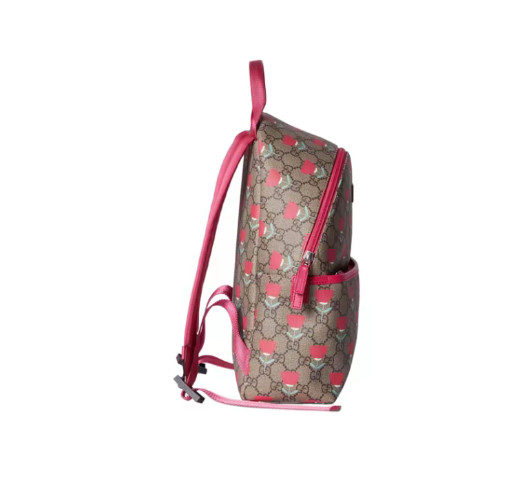 GUCCI GG Supreme Canvas Shoulder Bag Children’s Dark Brown 9.8*4.3*12.6 in