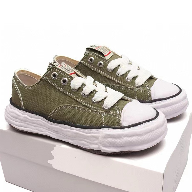 Maison Mihara Yasuhiro Man Woman Shoes Black White Classic Low Tops