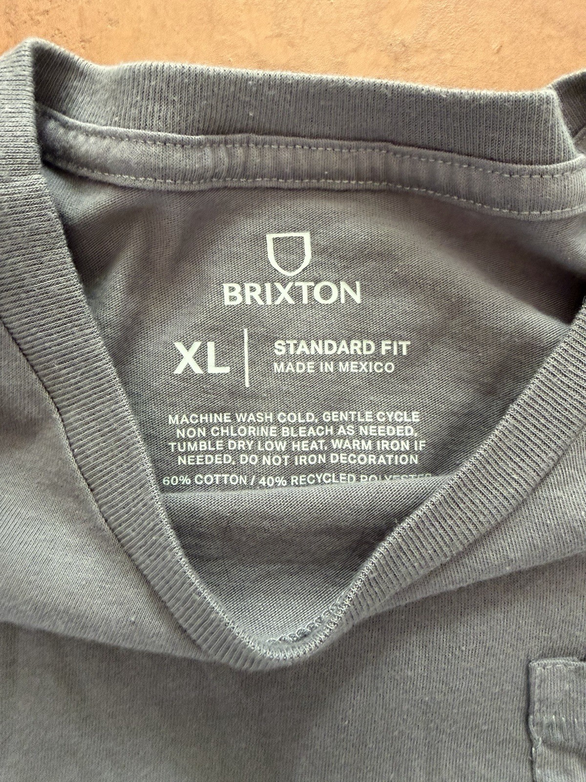 Brixton Men’s X-large Pocket Tee
