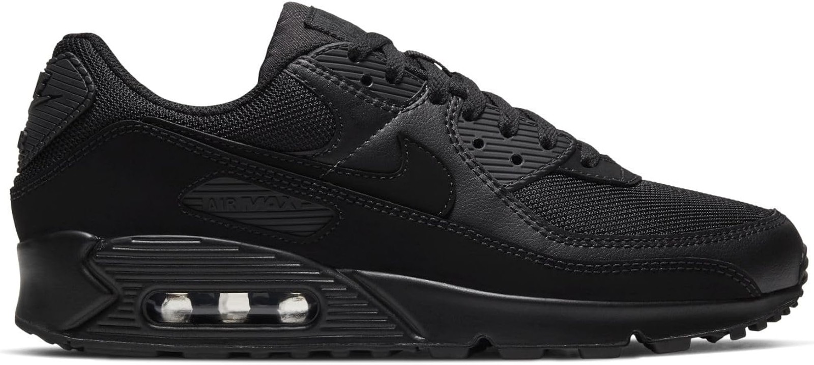 Nike Womens Nike Air Max Oketo – Black Black Black White – 8.5